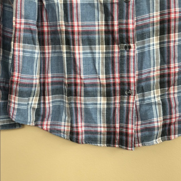 NEW • Marine Layer • Marigold Plaid Button Down - Picture 6 of 7